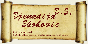 Đenadija Skoković vizit kartica